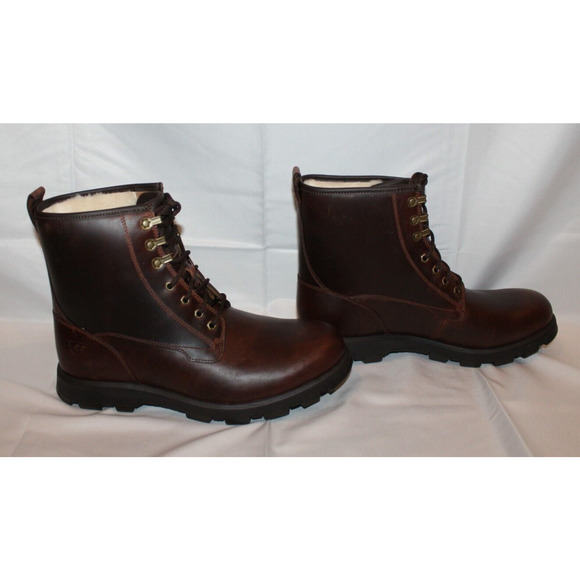 UGG MENS KIRKSON BOOT CORDOVAN LEATHER WATERPROOF VIBRAM WOOL LINED‎ - Picture 5 of 8